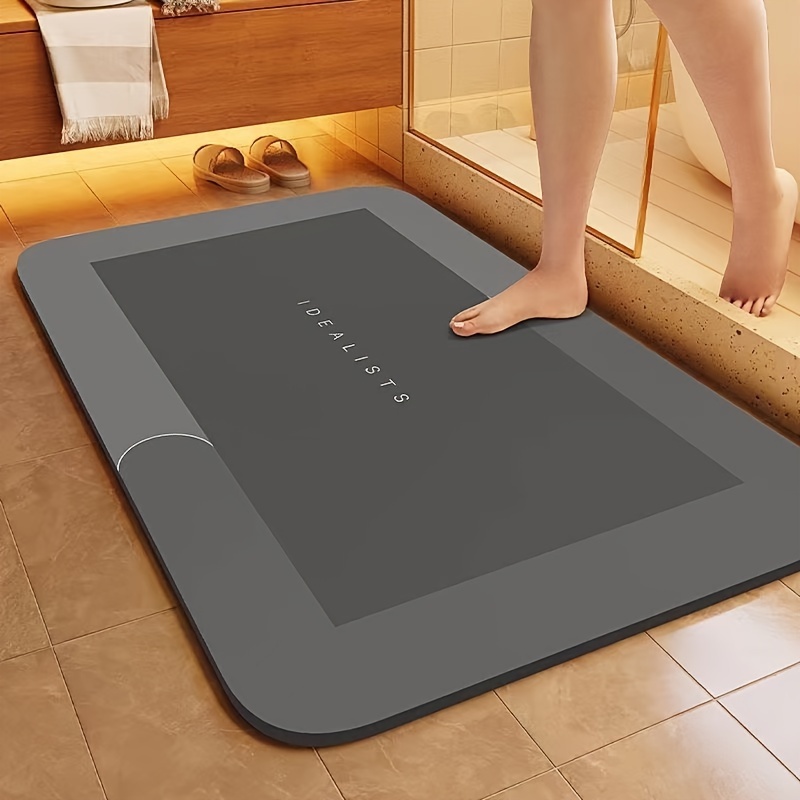 Diatomaceous Earth Bath Mat Su - огляд і ціна Bamboo Bath Mat