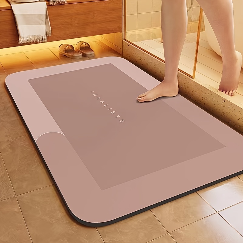 Diatomaceous Earth Bath Mat Su - огляд і ціна Bamboo Bath Mat